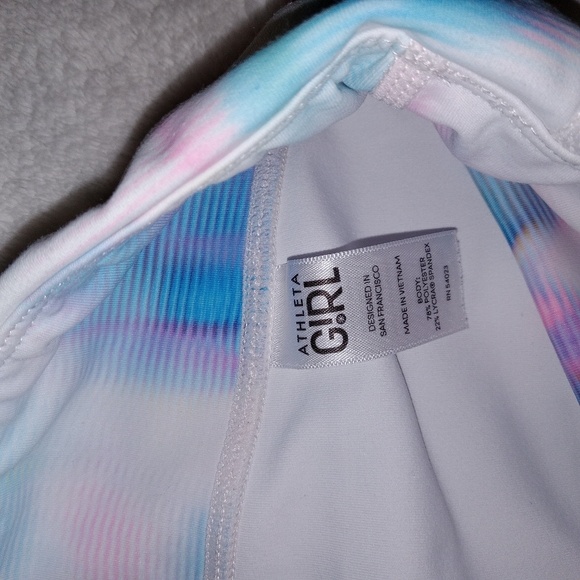 Athleta Girl Multicolor High Waist Compression Cropped Leggings XL/14 (Copy) - Picture 8 of 12